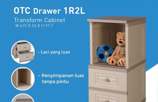 Lemari/Laci Plastik serbaguna-OTC 1R2L