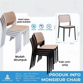 Kursi Plastik Monsieur