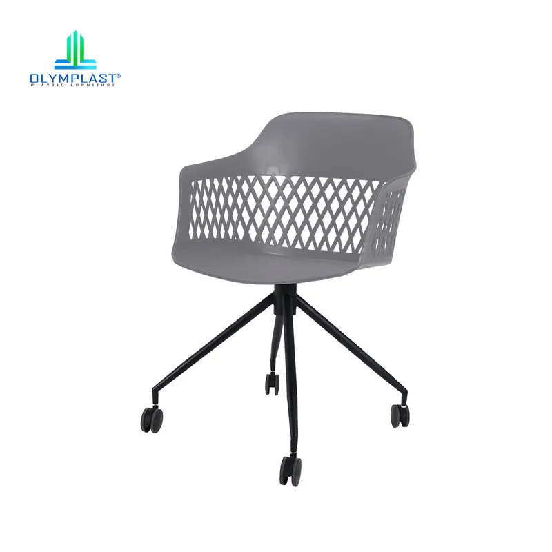 Netta Chair B (hitam, abu, putih)