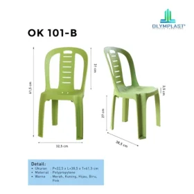 OK 101 B (biru, hijau kuning, merah, pink)