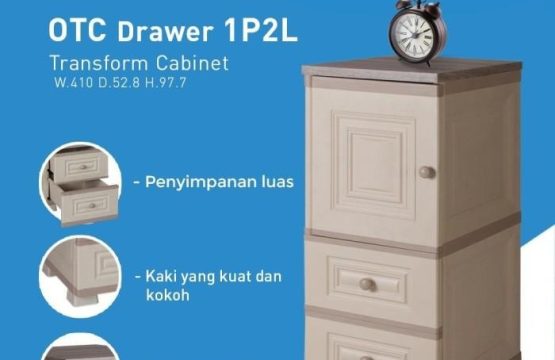 Laci Penyimpanan serba gunan-OTC DRAWER 1P2L (cream)