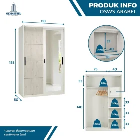 Lemari Pakaian-OSWS 120