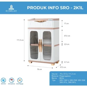 OLC 2K1L (putih/coklat)