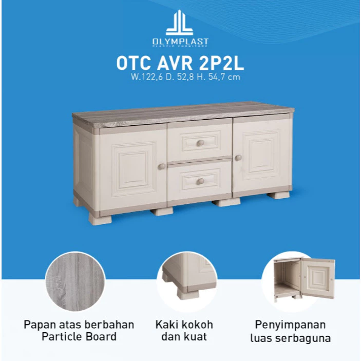 Lemari TV serbaguna-OTC AVR 2P2L