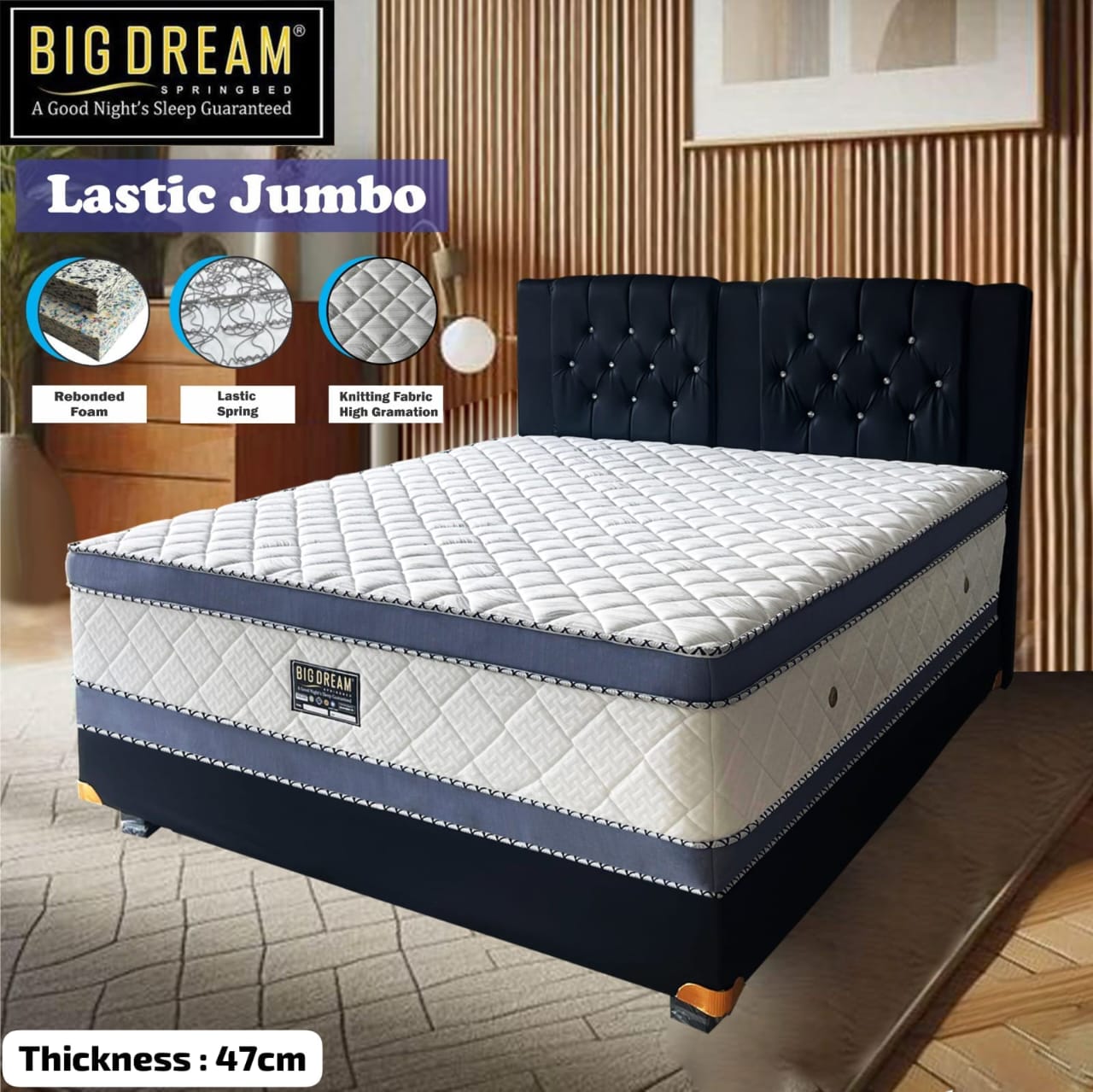 Kasur springBed-BIGDREAM Lastic JUMBO