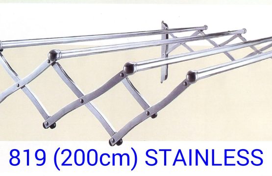 Jemuran Baju Dinding Lipat Stainless -819 KMN