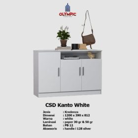 Laci Penyimpanan / Drawer Cabinet CSD KANTO WHITE