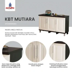 Lemari Rak Dapur Bawah - KBT MUTIARA