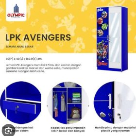 Lemari Pakaian Anak / Lemari Baju Anak LPK AVENGERS