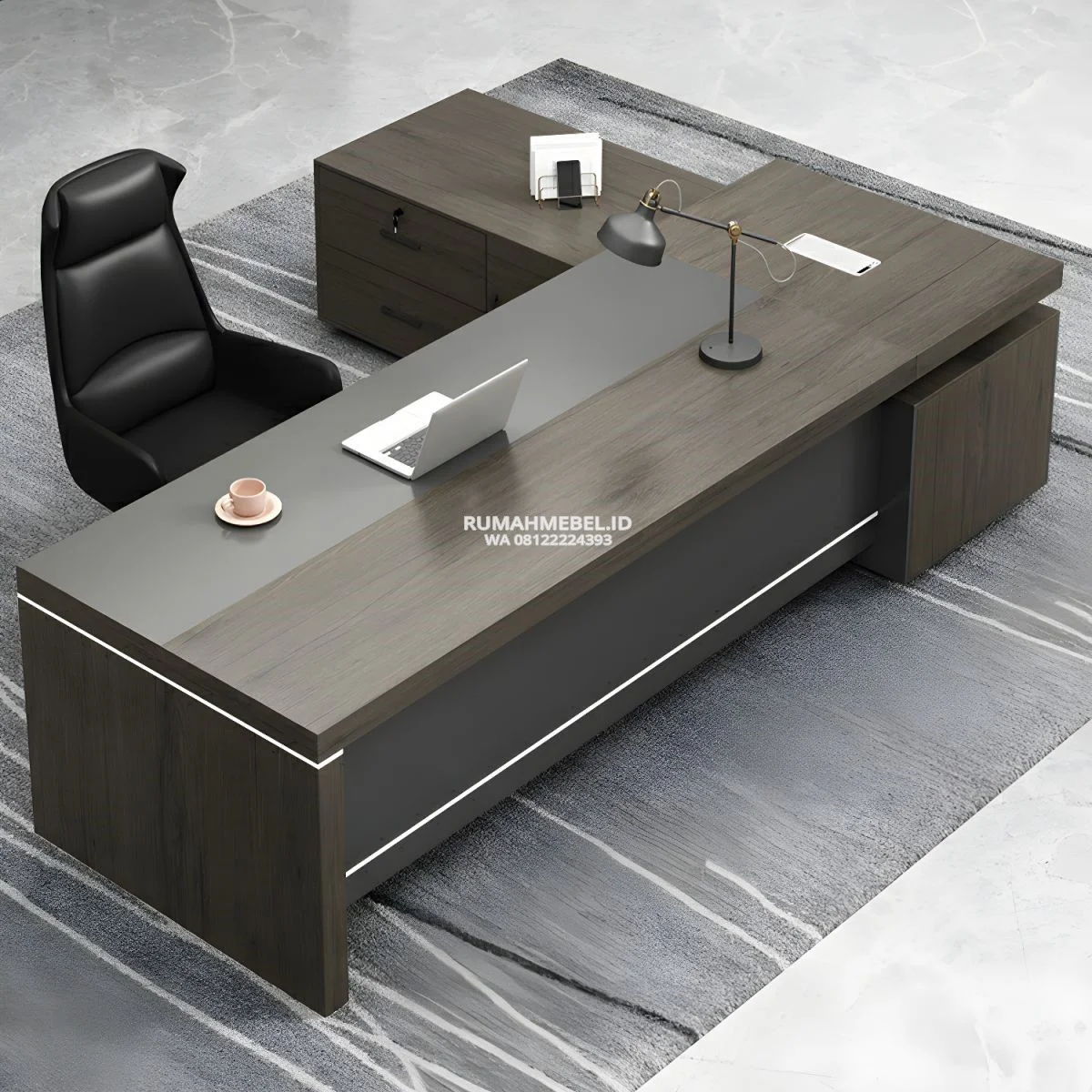 Meja-Direksi-Kantor-Minimalis-Mewah-L-Shape-5