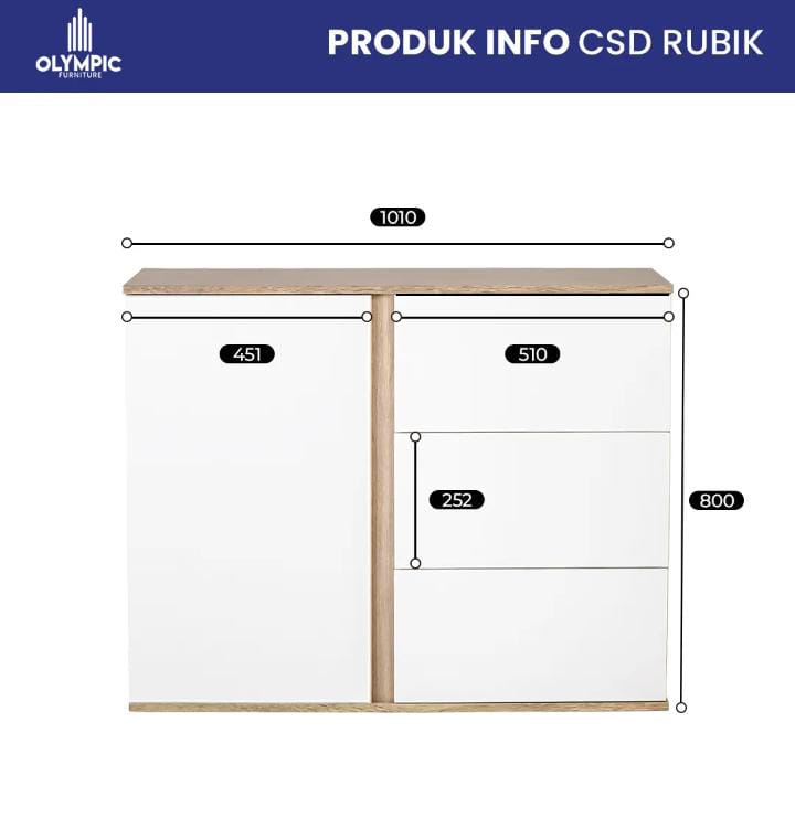 Lemari Laci Penyimpanan _ CSD RUBIK