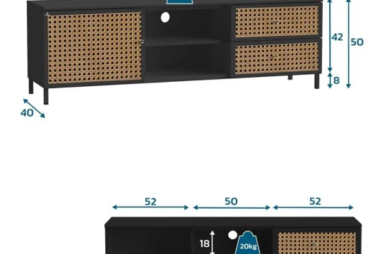 Meja TV/Buffet TV - AVR 1P2L 160