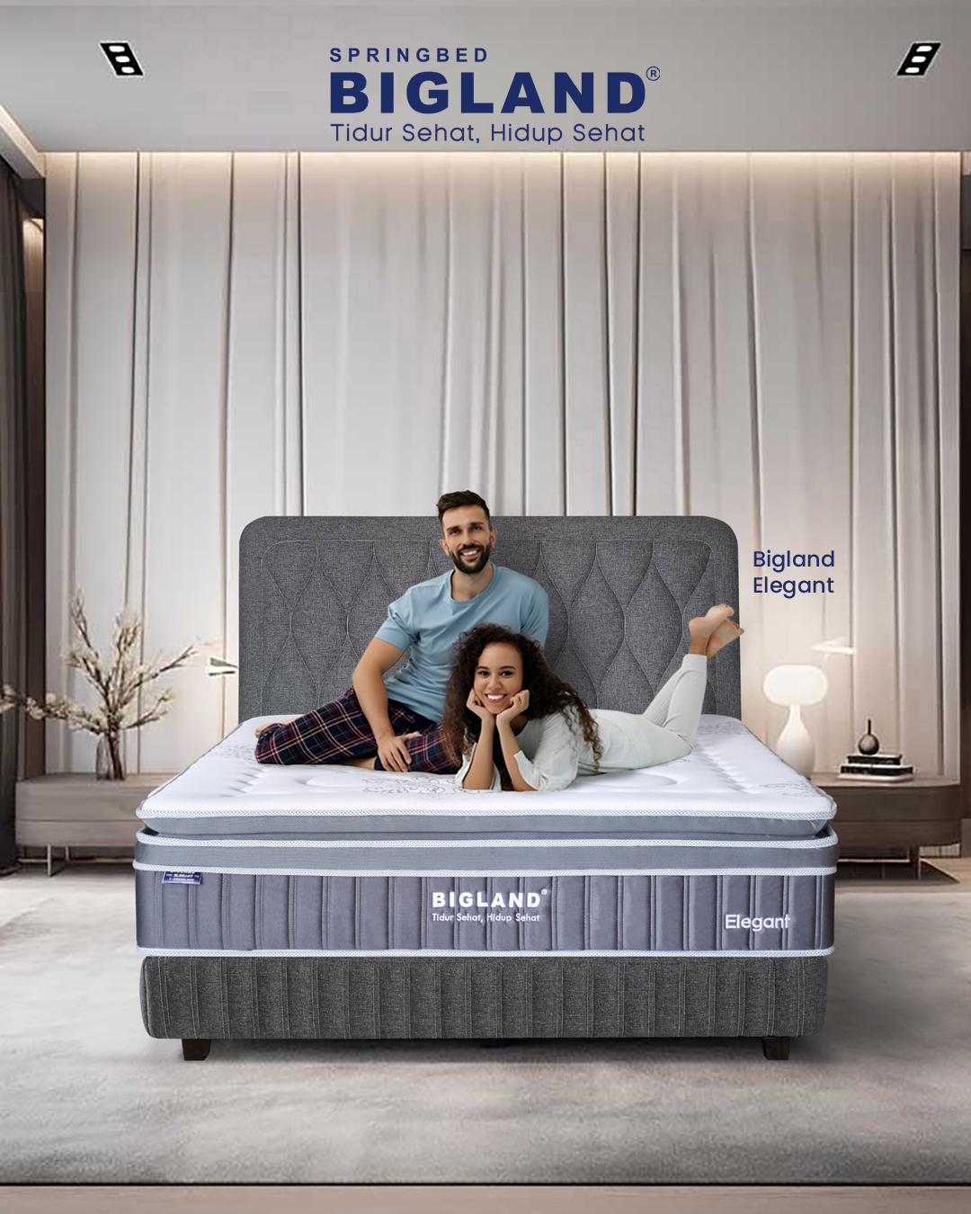 Kasur Springbed-BIGLAND LUXURY