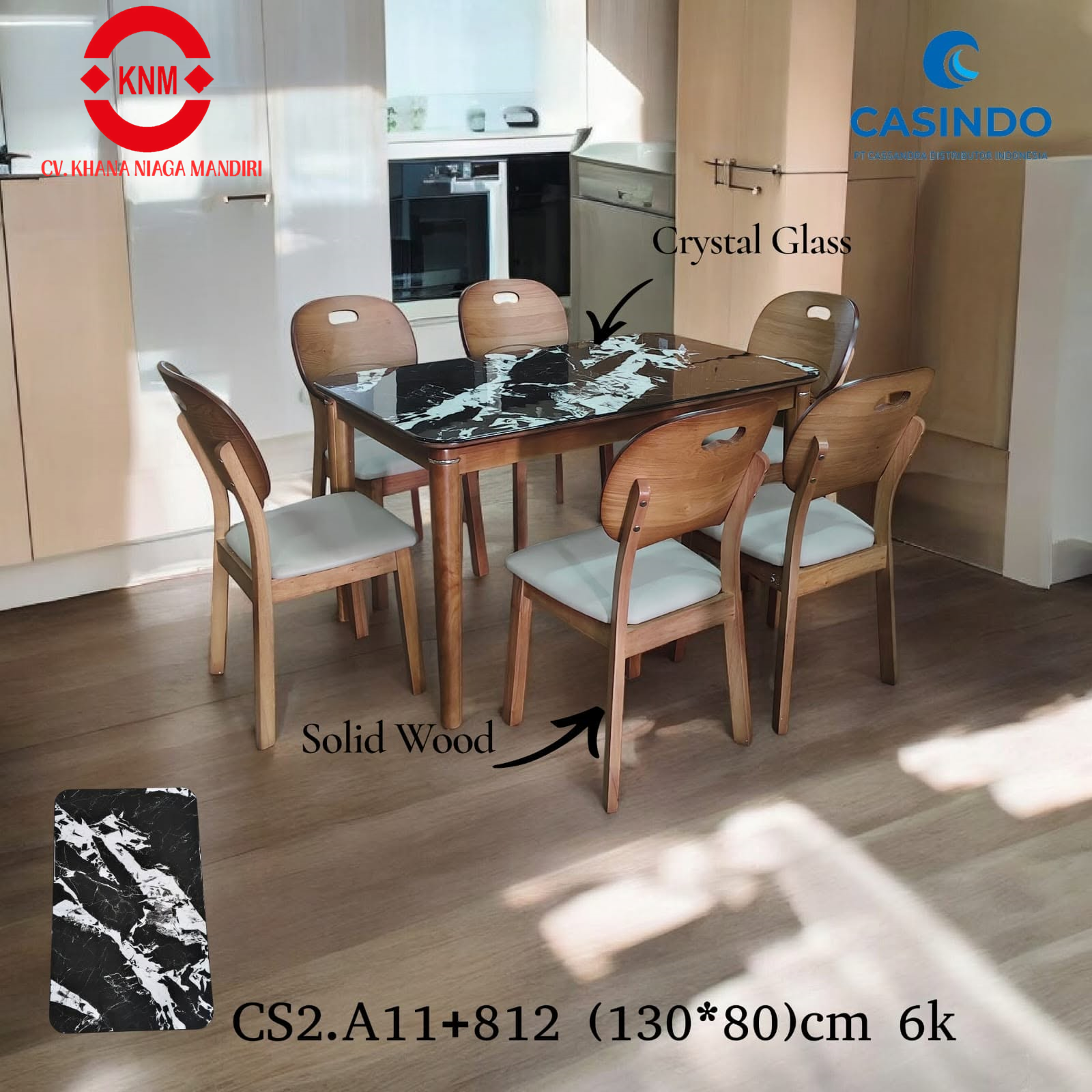 Meja Makan/DINNING SET - CS2.A11+812