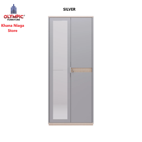 Lemari Pakain - (Urban Clean) Pinewood LP 2P - White