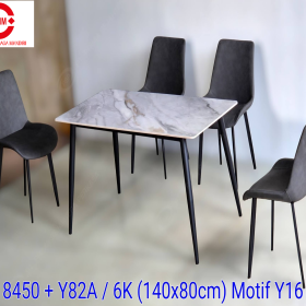 Meja makan Marmer - 8450