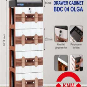Rak Plastik/Laci Plastik - BDC OLGA 04