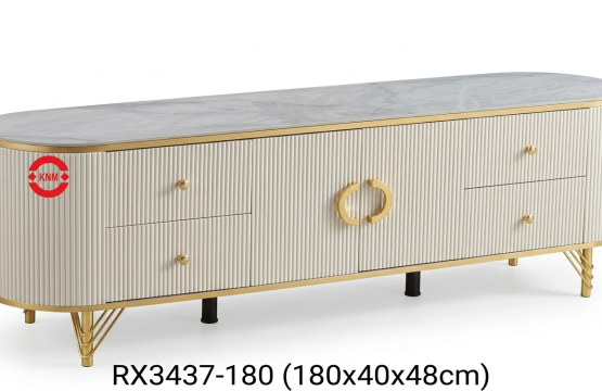 Rak TV/ Meja TV Bergaya Klasik Mewah Modren - RX3437-180