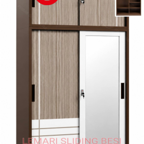 Lemari Pakain Besi Sliding - SG668