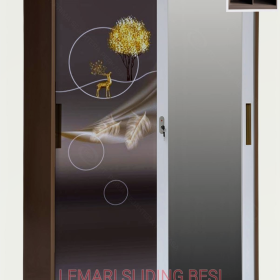 Lemari Pakain Besi Sliding - SU353