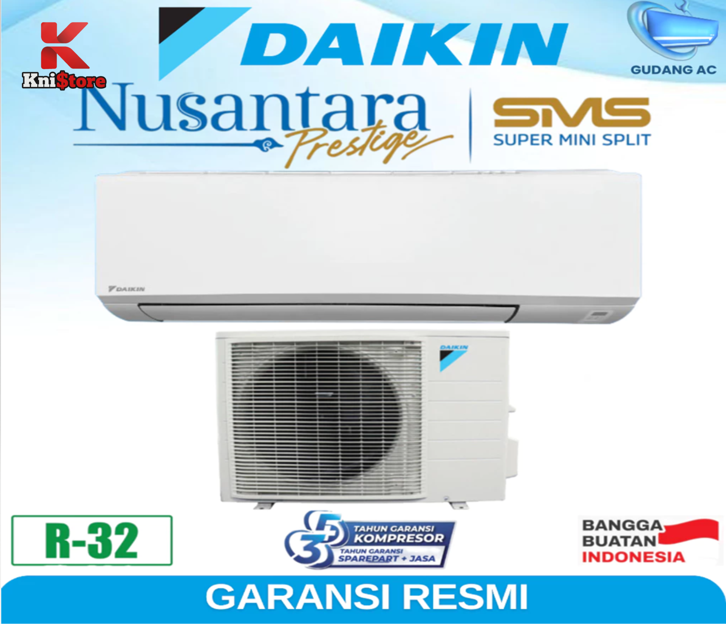 AC Daikin 2 PK Nusantara FTC50YV14